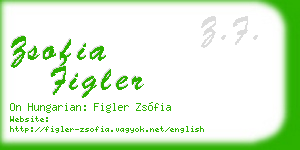 zsofia figler business card
